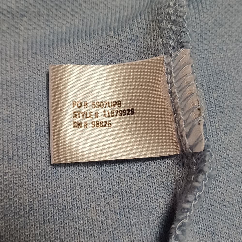 US Polo Assn Mens Ultimate Pique‎ Polo Shirt Light Blue Heather Size M 11879929 - Picture 10 of 12